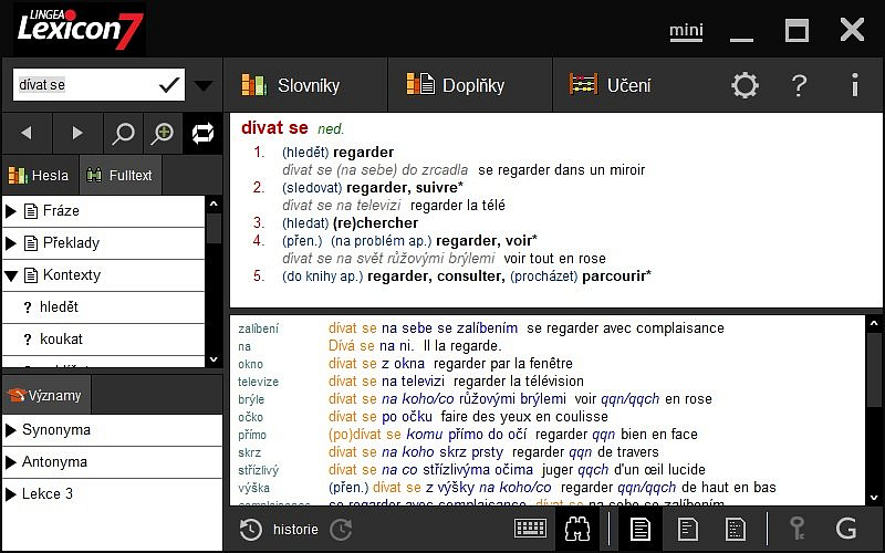 Lexicon-7-Francouzsky-velky-slovnik-nahled-programu-s-prekladem-v-rezimu-Mini-software.cz.jpg