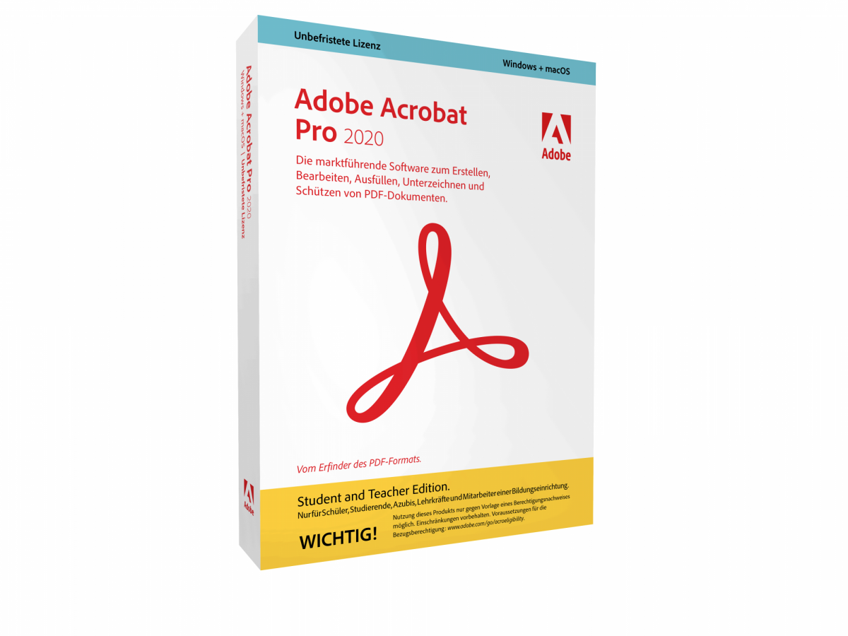 Acrobat Pro 2020 CZ pro MAC - box