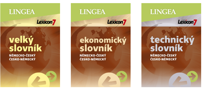 Lexicon 7 Německý velký + ekonomický + technický slovník