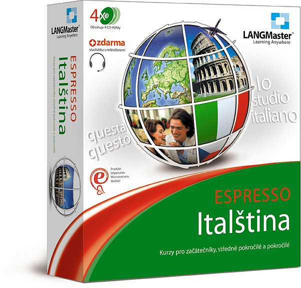 LANGMaster Italština ESPRESSO + Glosář