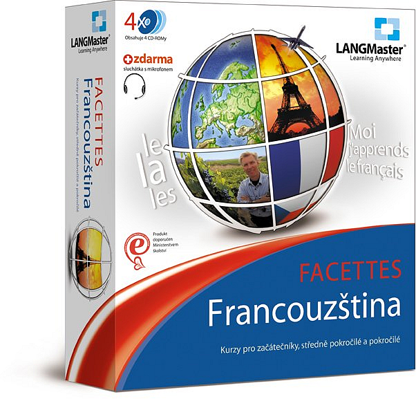 LANGMaster Francouzština FACETTES + slovník verze BOX