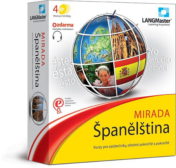 LANGMaster  Španělština MIRADA + slovník verze BOX