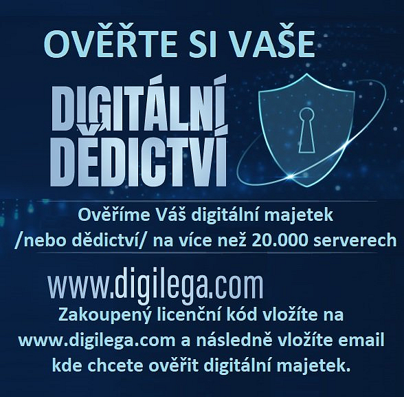 Ověření digitálního dědictví a majetku