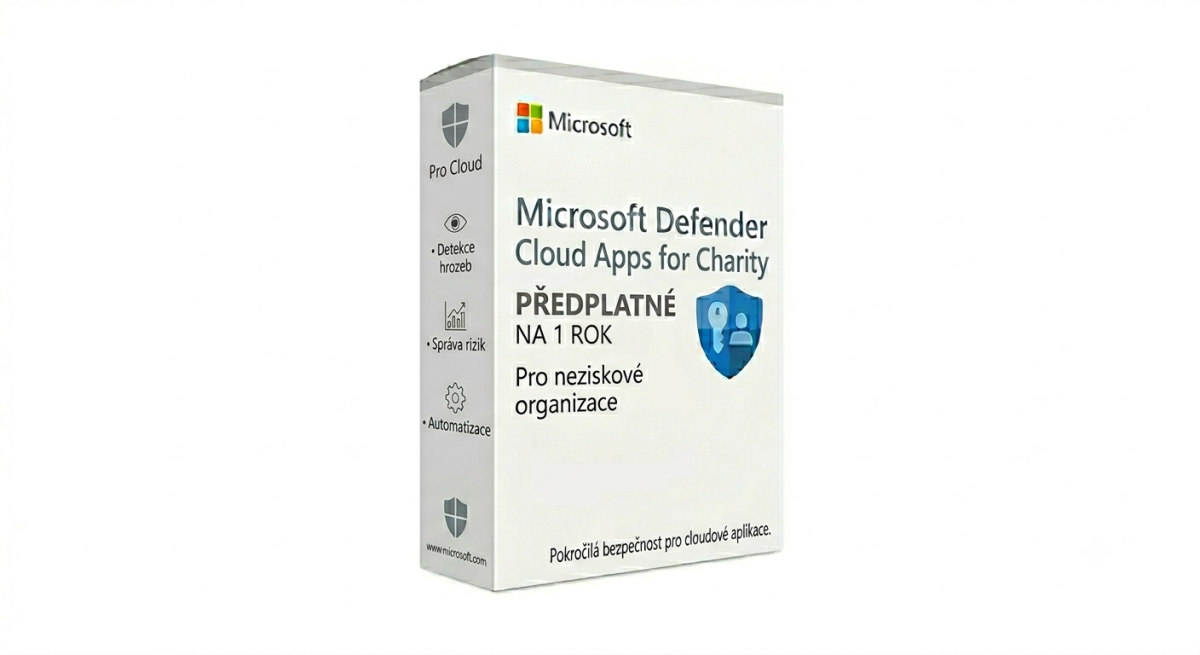 Microsoft Defender for Cloud Apps for Charity na 1 rok