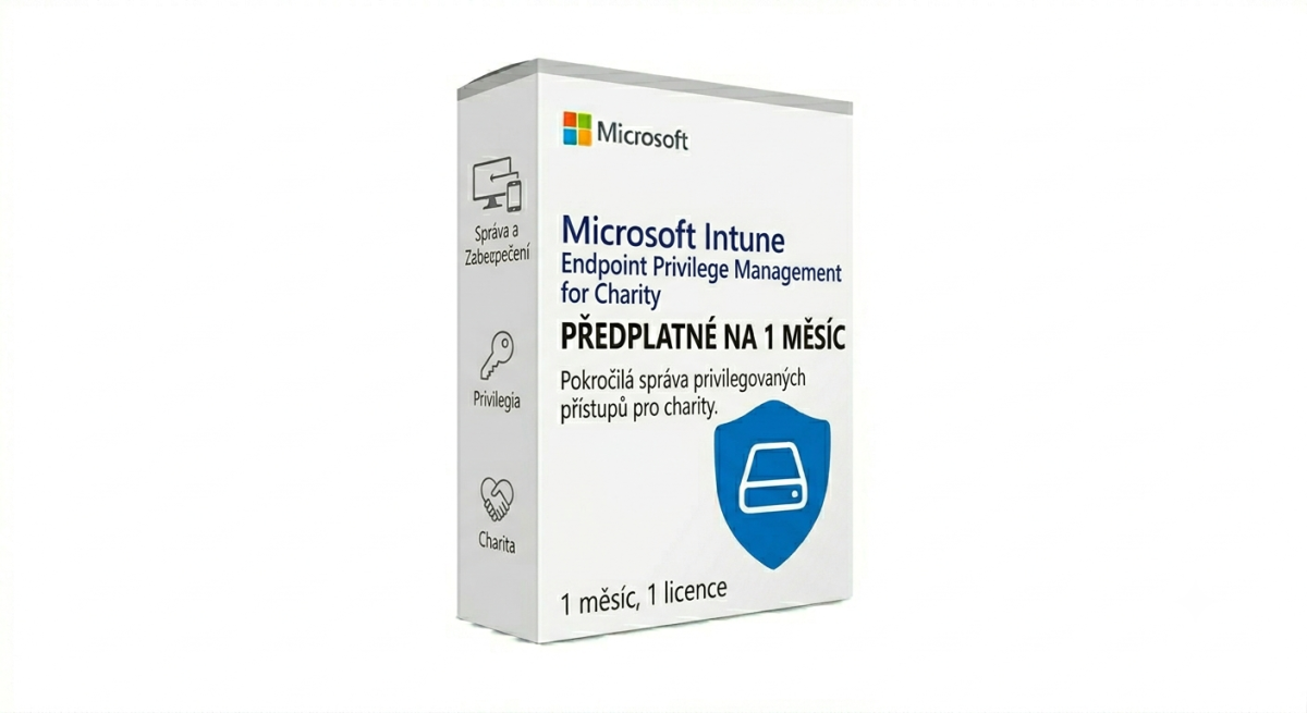 Microsoft Intune Endpoint Privilege Management for Charity na 1 měsíc