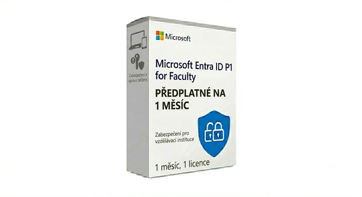Microsoft Entra ID P1 for Faculty na 1 měsíc