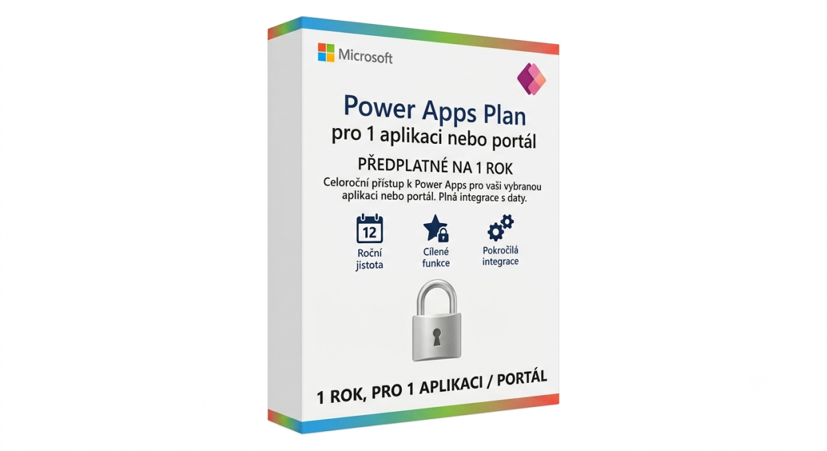 Power Apps plan pro 1 aplikaci nebo portál na 1 rok
