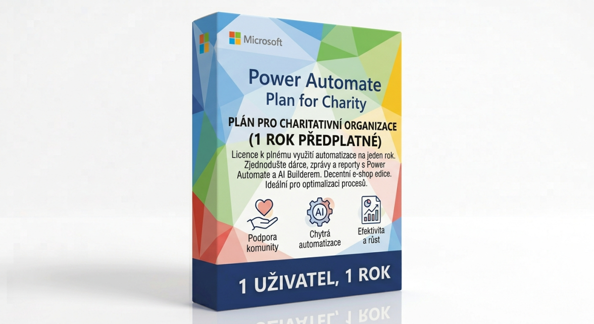 Power Automate plan for Charity na 1 rok