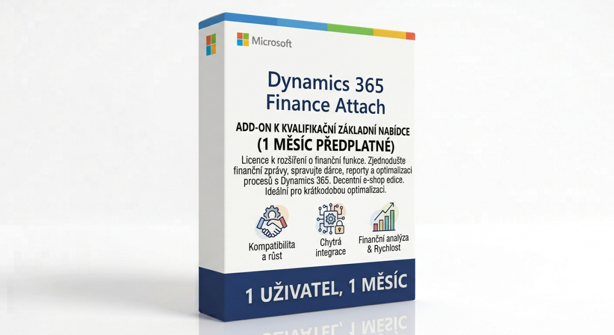 Dynamics 365 Finance Attach to Qualifying Dynamics 365 Base Offer na 1 měsíc